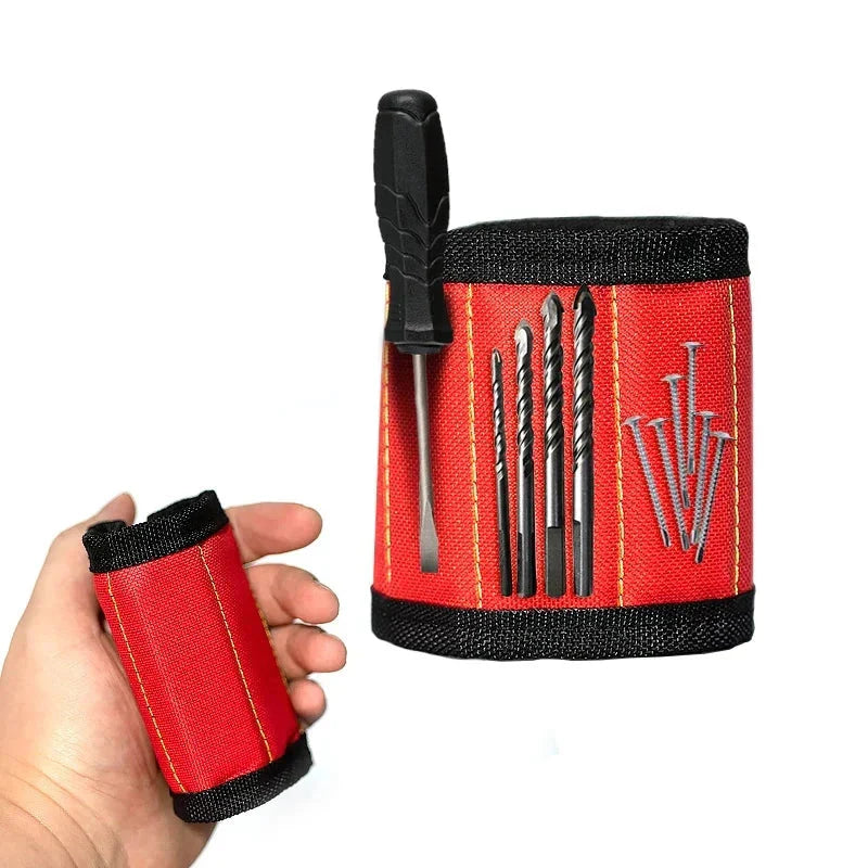 Strong Magnetic Wristband ā Portable Tool Bag for Holding Screws, Nails, Nuts, Bolts, and Drill Bits